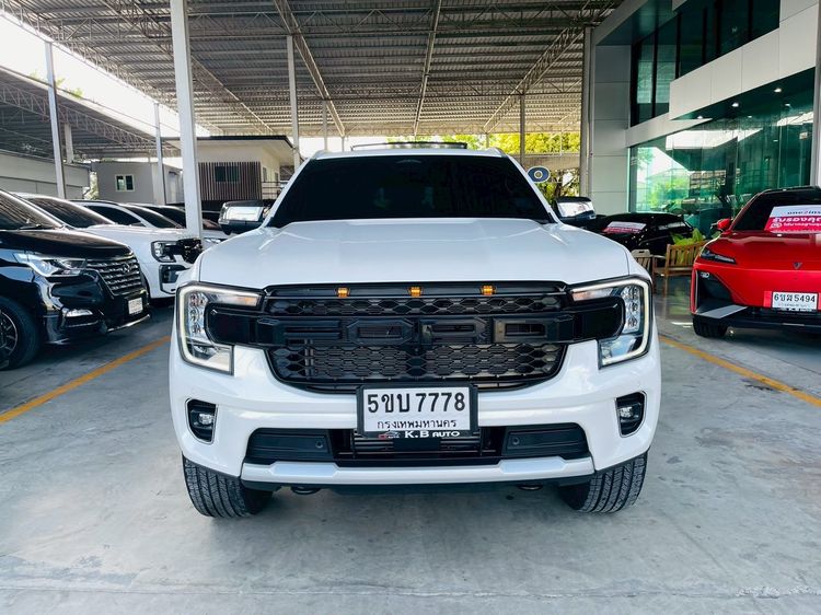 Ford Everest 2024 2.0 Bi-Turbo Titanium+ Utility-car ดีเซล ไม่ติดแก๊ส เกียร์อัตโนมัติ ขาว รูปที่ 3
