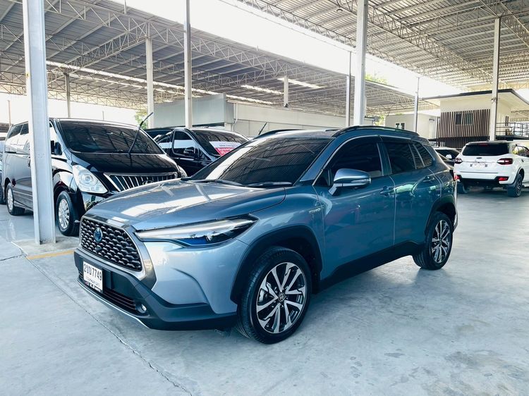รถ Toyota Corolla Cross 1.8 Hybrid Premium Safety สี เทา