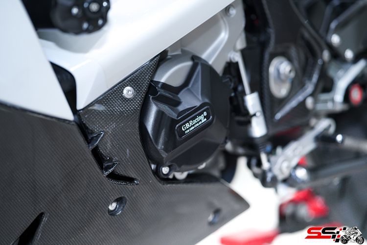 BMW S1000RR สีแดง ปี2018 วิ่งน้อย 3,000km ไมล์แท้ ท่อฟูลไทเทเนียม AKRAPOVIC Carbon และของแต่งอื่นๆอีกเพียบ Carbonแท้ทั้งคัน รูปที่ 12