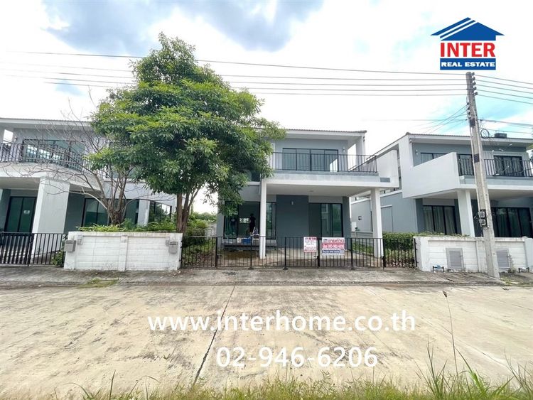 บ้านเดี่ยว 2 ชั้น 50.3 ตร.ว. หมู่บ้านเดอะเฮอริเทจ เข็มทิศวิลเลจ ถนนทางคู่ขนานกรุงเทพ-ชลบุรีสายใหม่ ใกล้พระธาตุภูริทัต 