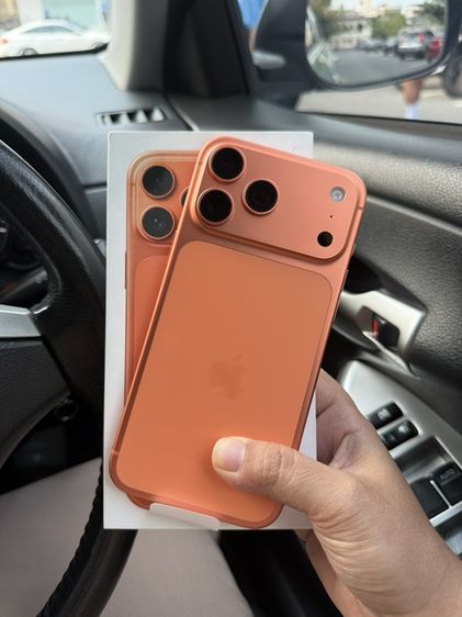 iPhone 17 pro max 256 gb cosmic orange ใหม่ แกะแอค รอบชาร์ต 0