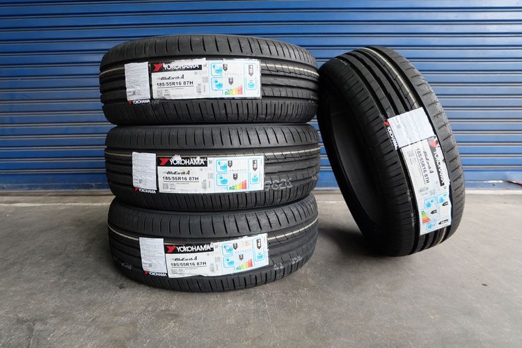 🚩 ยางใหม่ Yokohama รุ่น BluEarth-A AE50 ขนาด 185 55R16 ปลายปี ปี25