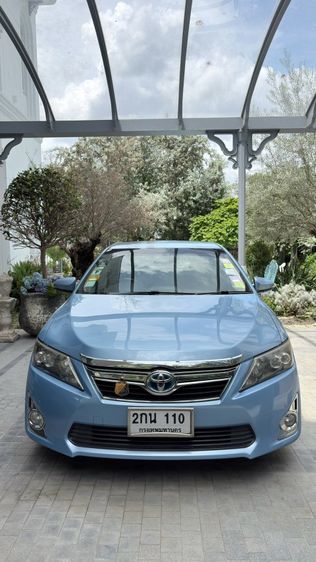 รถ Toyota Camry 2.5 Hybrid Premium Luxury สี ฟ้า