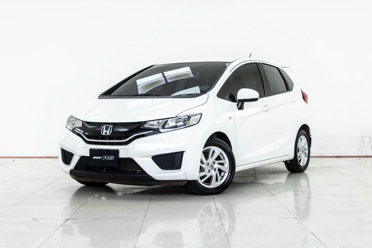 Honda Jazz 2016 1.5 V Plus i-VTEC Sedan เบนซิน ไม่ติดแก๊ส เกียร์อัตโนมัติ ขาว
