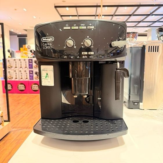 ส่งต่อเครื่องชงกาแฟอัตโนมัติ De'Longhi Caffe Corso (รุ่น ESAM2600) รุ่นยอดนิยม Made in Italy ตัวเครื่องดีไซน์คลาสสิก สภาพสวยมาก