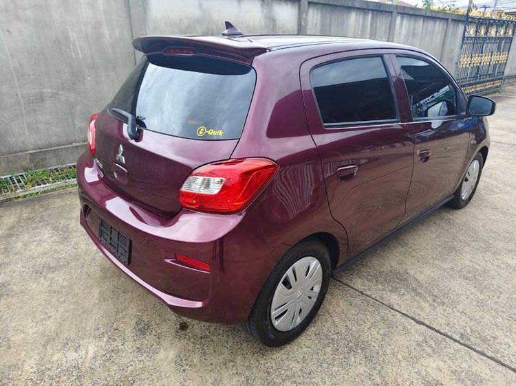 รถ Mitsubishi Mirage 1.2 GLX สี ม่วง