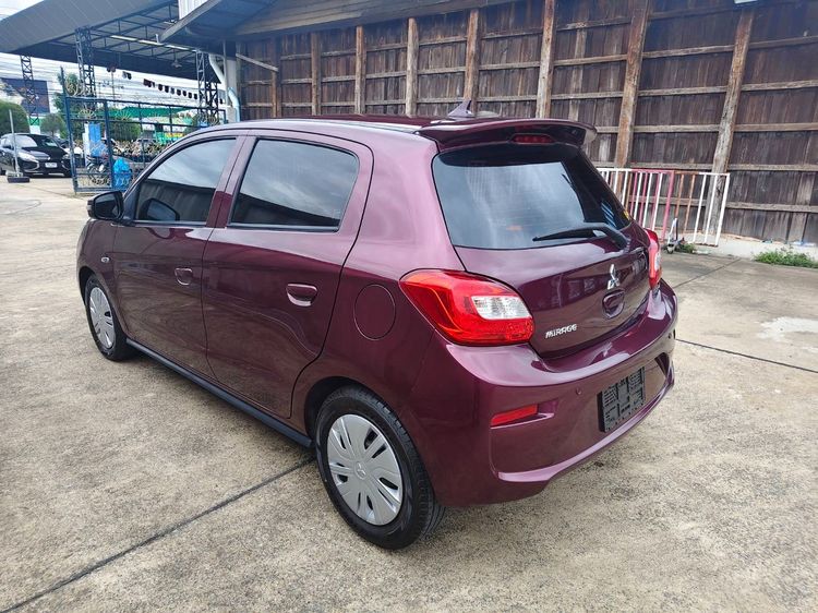 Mitsubishi Mirage 2016 1.2 GLX Sedan เบนซิน ไม่ติดแก๊ส เกียร์ธรรมดา ม่วง รูปที่ 4