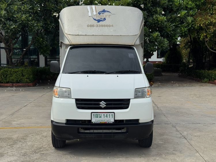 Suzuki Carry 2014 1.6 Pickup เบนซิน ไม่ติดแก๊ส เกียร์ธรรมดา ขาว รูปที่ 3
