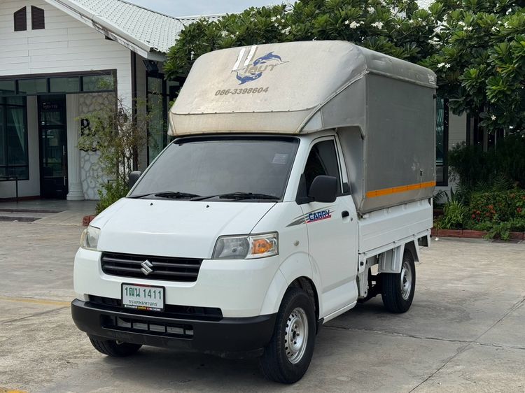 Suzuki Carry 2014 1.6 Pickup เบนซิน ไม่ติดแก๊ส เกียร์ธรรมดา ขาว