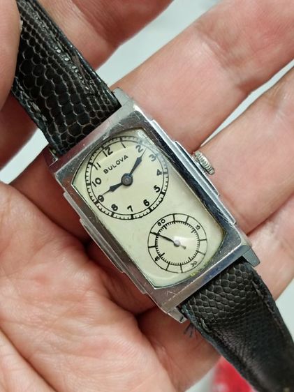นาฬิกา bulova vintage ปี 1930 ตัวเรือน 10k go page สภาพดีเก่าเก็บ ไขลาน