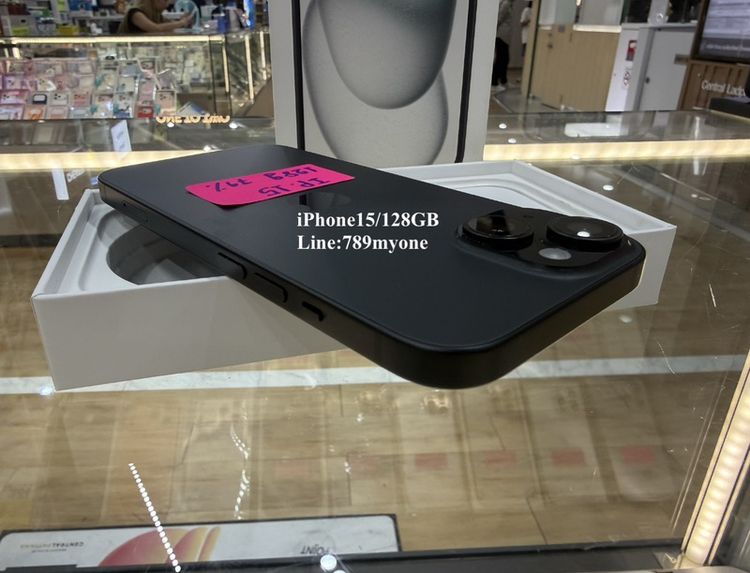 ไอโฟน 15 ความจุ 128GB สวยมากๆ แบตแท้ 79 ใช้งานต่อได้ ยาวๆ รูปที่ 3