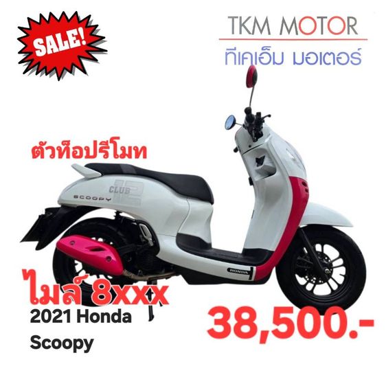 ขายด่วนhonda scoopy ปี 2021