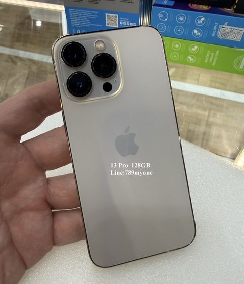 ไอโฟน 13 Pro 128GB เครื่องสวยมาก ไม่มีรอยตกหล่น เดิทๆทั้งเครื่อง
