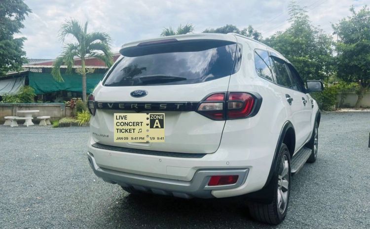 Ford Everest 2018 2.2 Titanium Plus Utility-car ดีเซล เกียร์อัตโนมัติ ขาว รูปที่ 2