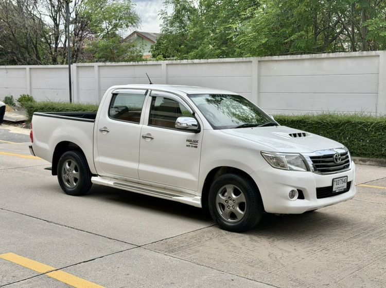 Toyota Hilux Vigo Champ 2011 Double Cab 3.0 G Pickup ดีเซล ไม่ติดแก๊ส เกียร์อัตโนมัติ ขาว