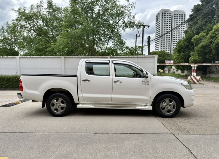 Toyota Hilux Vigo Champ 2011 Double Cab 3.0 G Pickup ดีเซล ไม่ติดแก๊ส เกียร์อัตโนมัติ ขาว รูปที่ 4