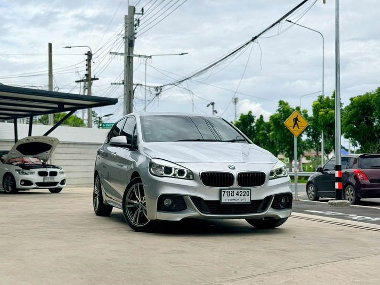 BMW Series 2 2017 218i Active Tourer Utility-car เบนซิน ไม่ติดแก๊ส เกียร์อัตโนมัติ เทา
