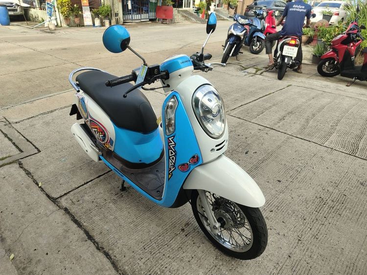 🛵ยังไงก็ขาย SCOOPY-i ปี 55 เครื่องดี สีสวย สตาร์ทมือ เล่มชุดโอนครบ+เปลี่ยนถ่ายน้ำมันเครื่องฟรี ส่งฟรี 30 กม. รูปที่ 5