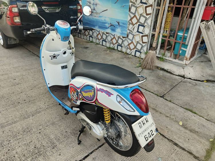 🛵ยังไงก็ขาย SCOOPY-i ปี 55 เครื่องดี สีสวย สตาร์ทมือ เล่มชุดโอนครบ+เปลี่ยนถ่ายน้ำมันเครื่องฟรี ส่งฟรี 30 กม. รูปที่ 7