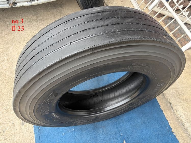 Bridgestone  11r22.5 รุ่นr157 เป็นยางเกรดแกะดอก ปี22 และ 25 รวม 3เส้น รูปที่ 9