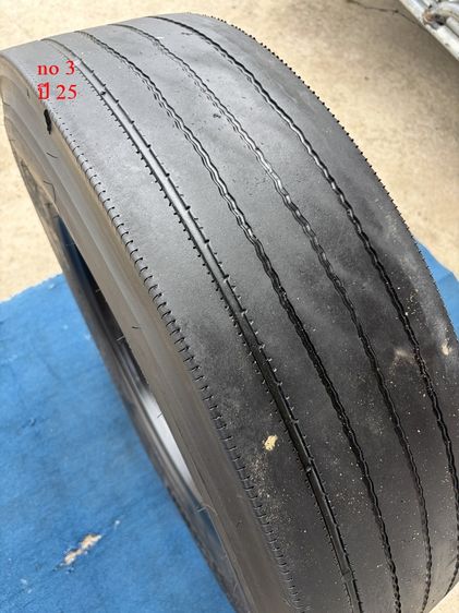 Bridgestone  11r22.5 รุ่นr157 เป็นยางเกรดแกะดอก ปี22 และ 25 รวม 3เส้น รูปที่ 10