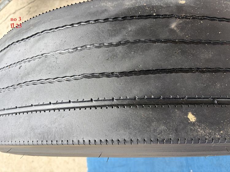 Bridgestone  11r22.5 รุ่นr157 เป็นยางเกรดแกะดอก ปี22 และ 25 รวม 3เส้น รูปที่ 15