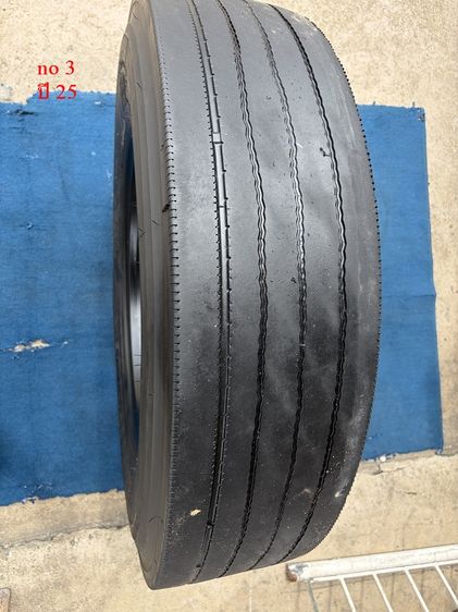 Bridgestone  11r22.5 รุ่นr157 เป็นยางเกรดแกะดอก ปี22 และ 25 รวม 3เส้น รูปที่ 11