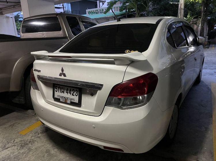 Mitsubishi Attrage 2016 1.2 GLX Sedan เบนซิน เกียร์อัตโนมัติ ขาว รูปที่ 3