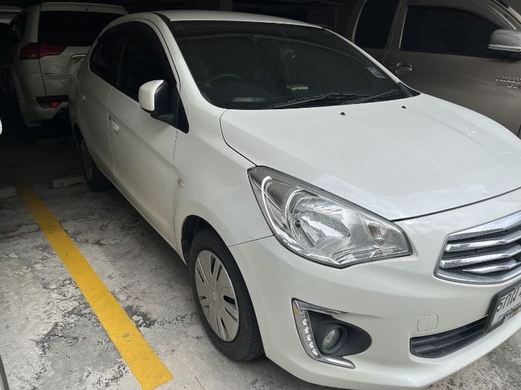 Mitsubishi Attrage 2016 1.2 GLX Sedan เบนซิน เกียร์อัตโนมัติ ขาว รูปที่ 4