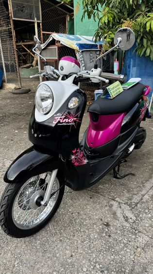 YAMAHA Fino คาร์บูออโต้สตาร์ทมือเครื่องดีมาก สีสวยมาก ต้องมาดูของจริงมีสถานที่ให้ทดลองขับขี่ก่อนซื้อ รูปที่ 8