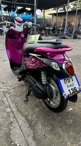 YAMAHA Fino คาร์บูออโต้สตาร์ทมือเครื่องดีมาก สีสวยมาก ต้องมาดูของจริงมีสถานที่ให้ทดลองขับขี่ก่อนซื้อ รูปที่ 9