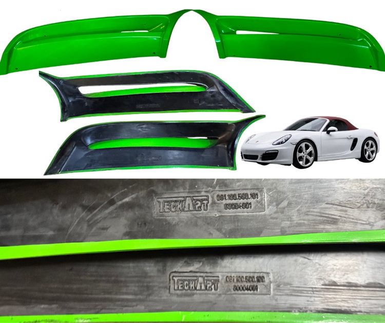 Porsche Boxster 981 ชุดสปอยเลอร์ หน้า-หลัง แท้ Techart สภาพดี