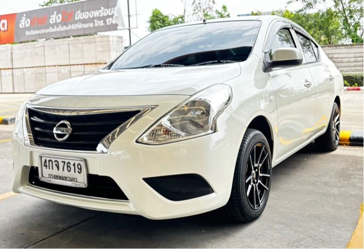 Nissan Almera 2014 1.2 E Sedan เบนซิน ไม่ติดแก๊ส เกียร์อัตโนมัติ ขาว รูปที่ 4