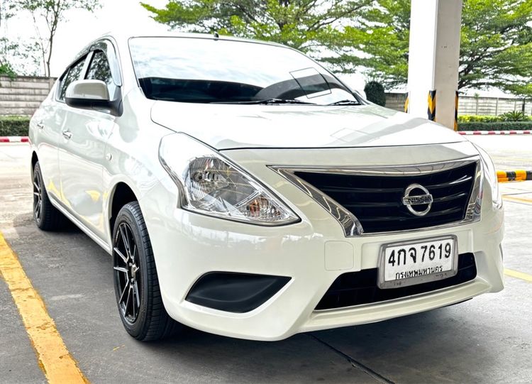 Nissan Almera 2014 1.2 E Sedan เบนซิน ไม่ติดแก๊ส เกียร์อัตโนมัติ ขาว รูปที่ 3