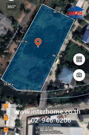 ที่ดินเปล่า 3 ไร่ 11 ตร.ว. ที่ดินเปล่าบางบ่อ ที่ดินราคาถูกสมุทรปราการ,ที่ดิน 3 ไร่ราคาถูกบางบ่อ ถนนทางคู่ขนานถนนบางนา-ตราด  รูปที่ 4