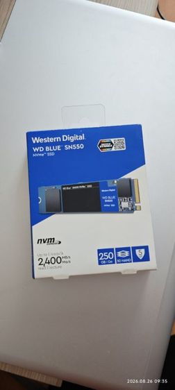 ที่เก็บข้อมูลและเมมโมรี่การ์ด SSD M.2 PCIe 250.GB WD Blue SN550