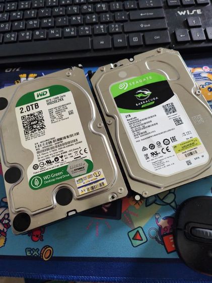 HDD Seagate Barracuda 2TB +WD Green 2TB