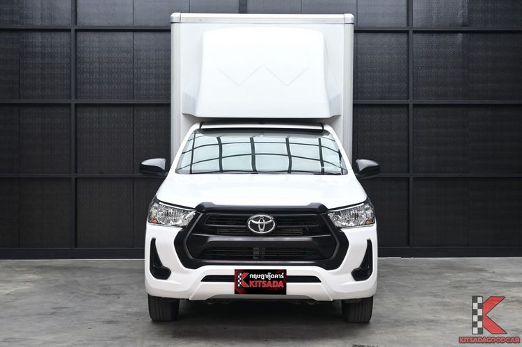 Toyota Hilux Revo 2021 2.4 Entry Pickup ดีเซล ไม่ติดแก๊ส เกียร์ธรรมดา ขาว รูปที่ 2