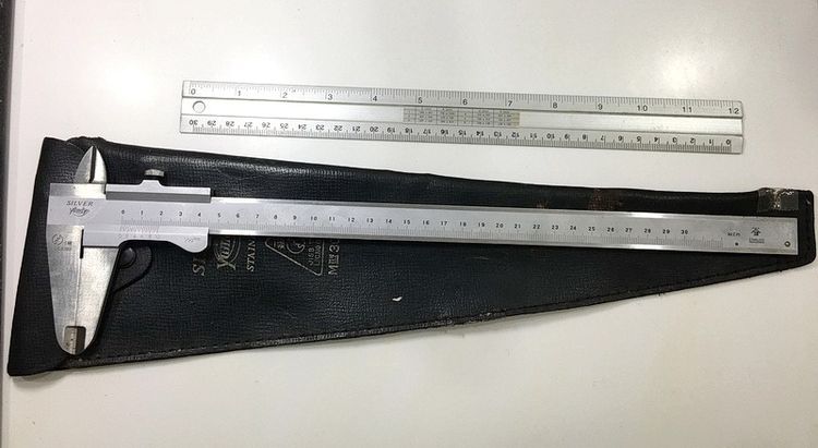 อุปกรณ์เครื่องมือช่าง 🛠️  เวอร์เนียคาลิปเปอร์ SILVER Yamayo ขนาด 12 นิ้ว (300mm) 🇯🇵 แท้ Japan