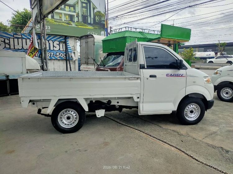 Suzuki Carry 2017 1.6 Pickup เบนซิน ไม่ติดแก๊ส เกียร์ธรรมดา ขาว รูปที่ 2
