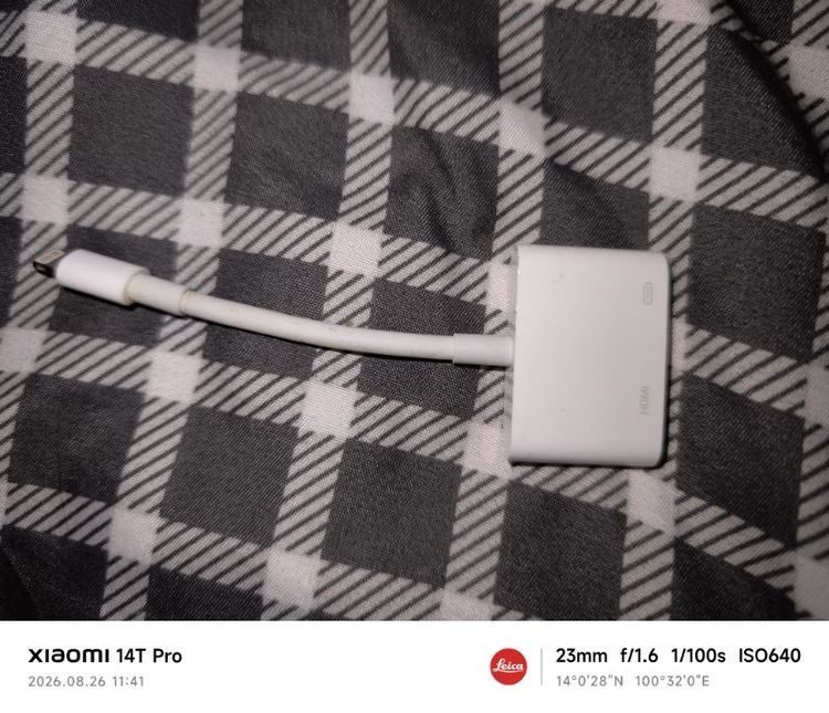 Lightning to Digital AV Adapter (Apple แท้) มือสอง