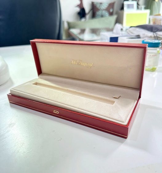 👑ชุดกล่องปากกาหรู S.T. Dupont PARIS (Laque de Chine) พร้อมผ้าเช็ดแท้ตรง