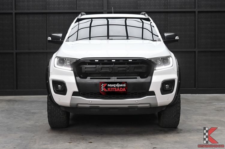 Ford Ranger 2020 2.0 Hi-Rider Wildtrak Pickup ดีเซล ไม่ติดแก๊ส เกียร์อัตโนมัติ ขาว รูปที่ 2