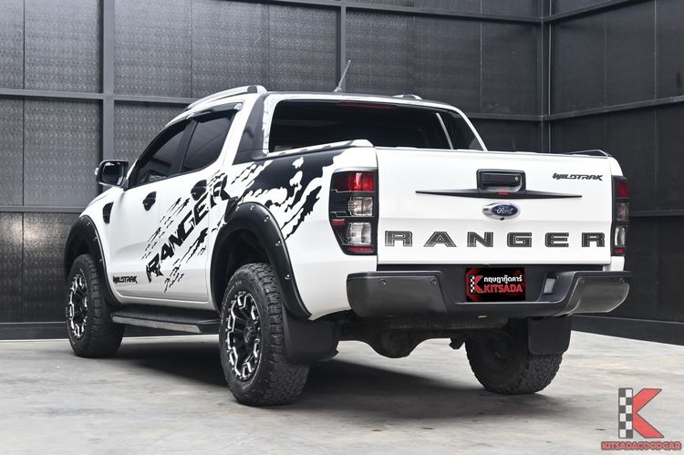 Ford Ranger 2020 2.0 Hi-Rider Wildtrak Pickup ดีเซล ไม่ติดแก๊ส เกียร์อัตโนมัติ ขาว รูปที่ 3