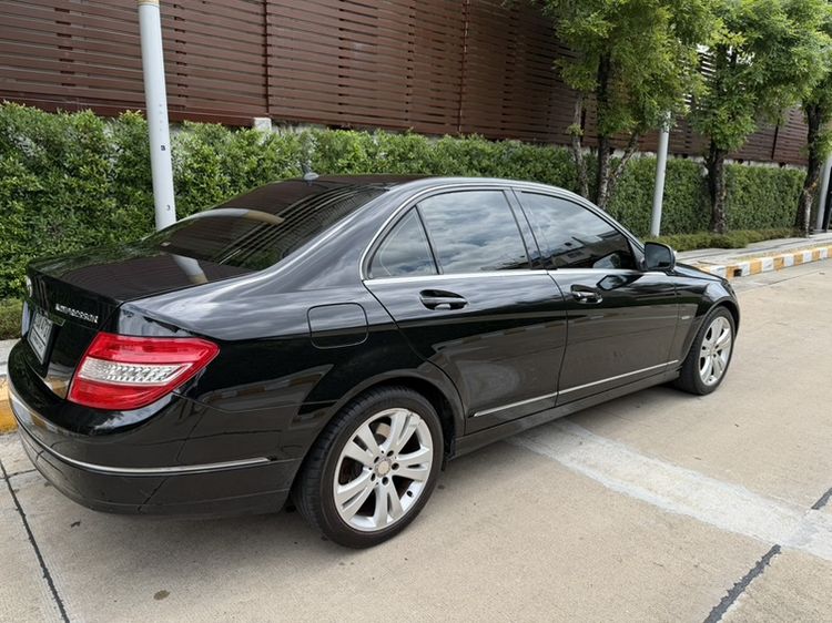 Mercedes-Benz C-Class 2009 C200 Kompressor Sedan เบนซิน ไม่ติดแก๊ส เกียร์อัตโนมัติ ดำ รูปที่ 3
