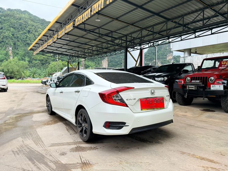 Honda Civic 2017 1.8 EL i-VTEC Sedan เบนซิน ไม่ติดแก๊ส เกียร์อัตโนมัติ ขาว รูปที่ 4