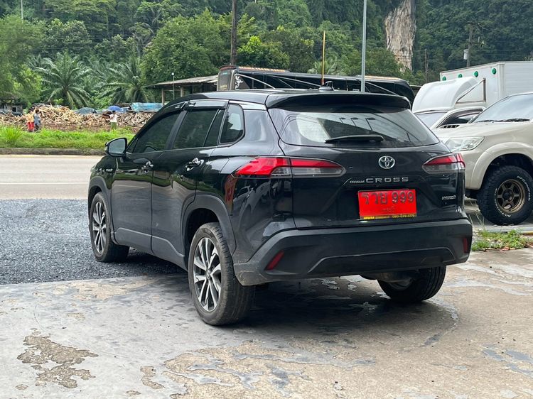 Toyota Corolla Cross 2021 1.8 Hybrid Premium Utility-car ไฮบริด ไม่ติดแก๊ส เกียร์อัตโนมัติ ดำ รูปที่ 4