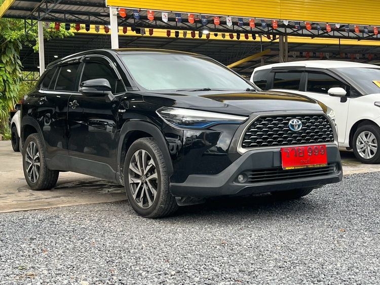 Toyota Corolla Cross 2021 1.8 Hybrid Premium Utility-car ไฮบริด ไม่ติดแก๊ส เกียร์อัตโนมัติ ดำ รูปที่ 3