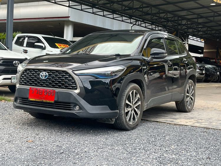 Toyota Corolla Cross 2021 1.8 Hybrid Premium Utility-car ไฮบริด ไม่ติดแก๊ส เกียร์อัตโนมัติ ดำ