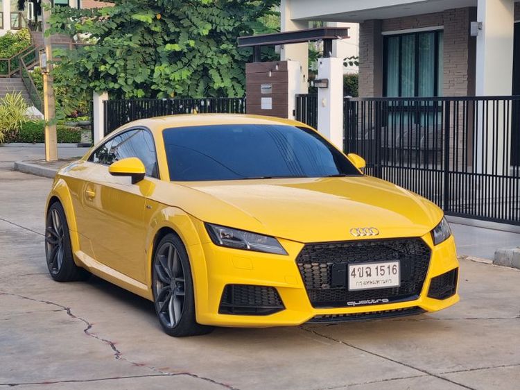 Audi Audi TT  2017 2.0 TFSI Quattro S Line 4WD Sedan เบนซิน ไม่ติดแก๊ส เกียร์อัตโนมัติ เหลือง รูปที่ 3